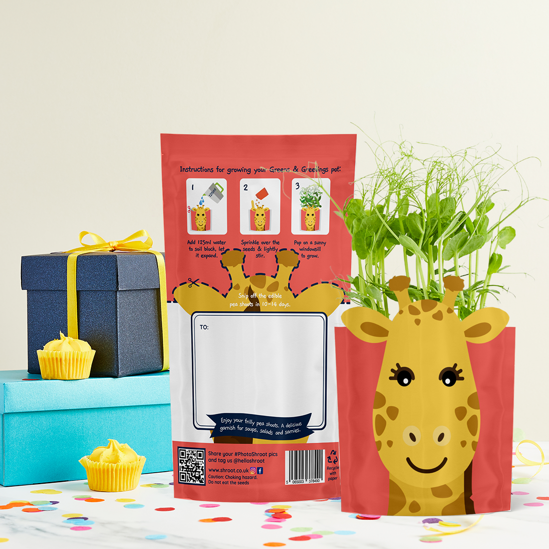Greens & Greetings: 'Gemma' Giraffe