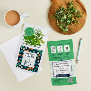you're the best greens and greetings shroot flatlay written.jpg
