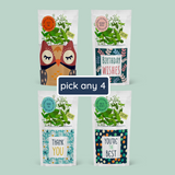Greens & Greetings: Small Selection Pack (Any 4 and save 15%)