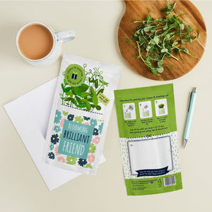 Greens & Greetings: Blooming Brilliant Friend